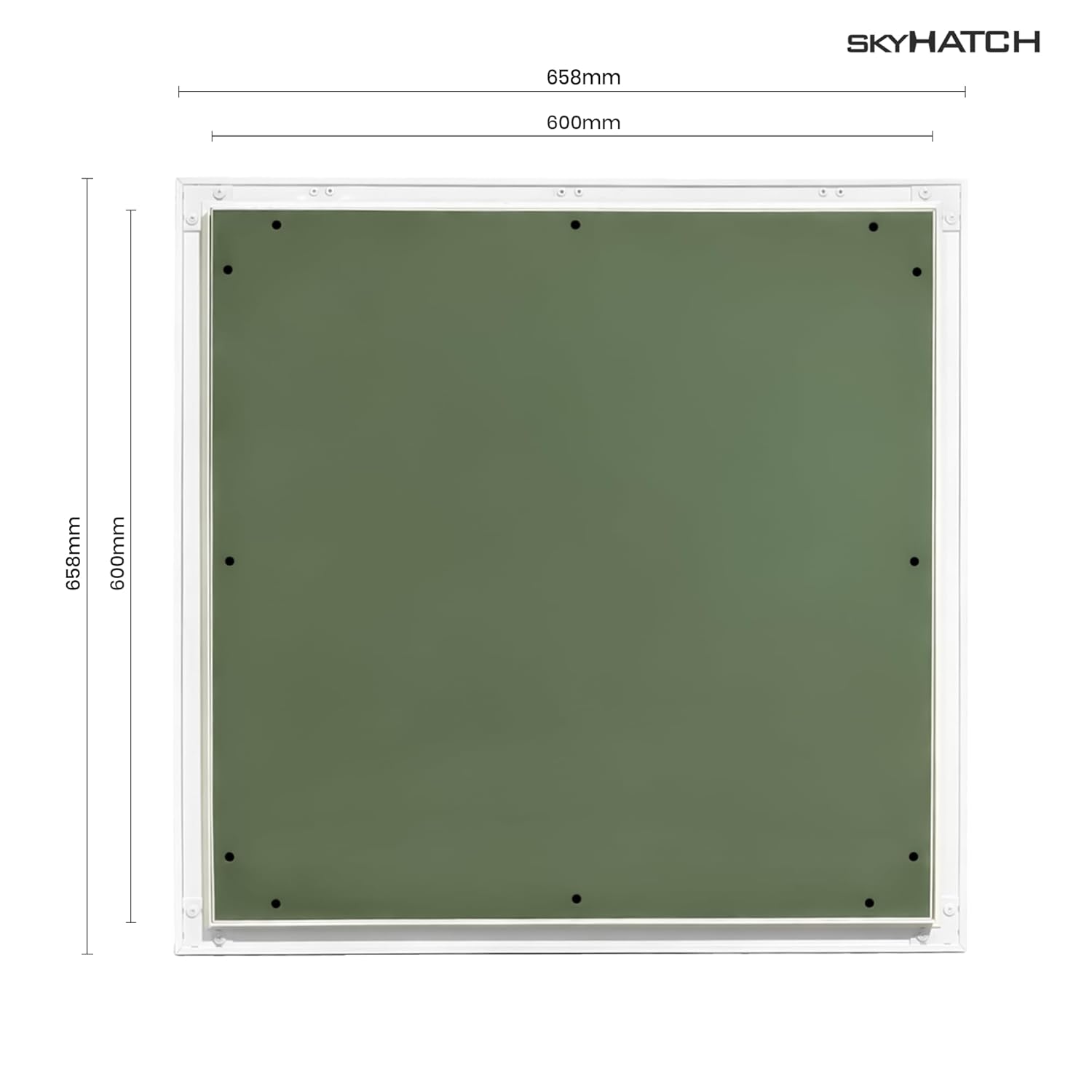 Ceiling Trap Door 600x600 mm | Skyhatch PLANEA (CTD26) Aluminium Access Panel - Image 3