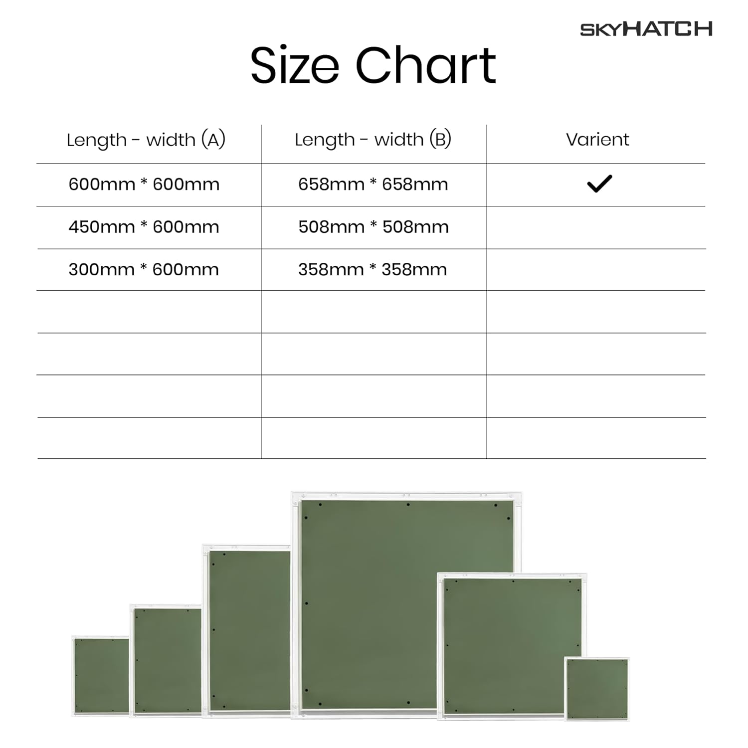 Ceiling Trap Door 600x600 mm | Skyhatch PLANEA (CTD26) Aluminium Access Panel - Image 5