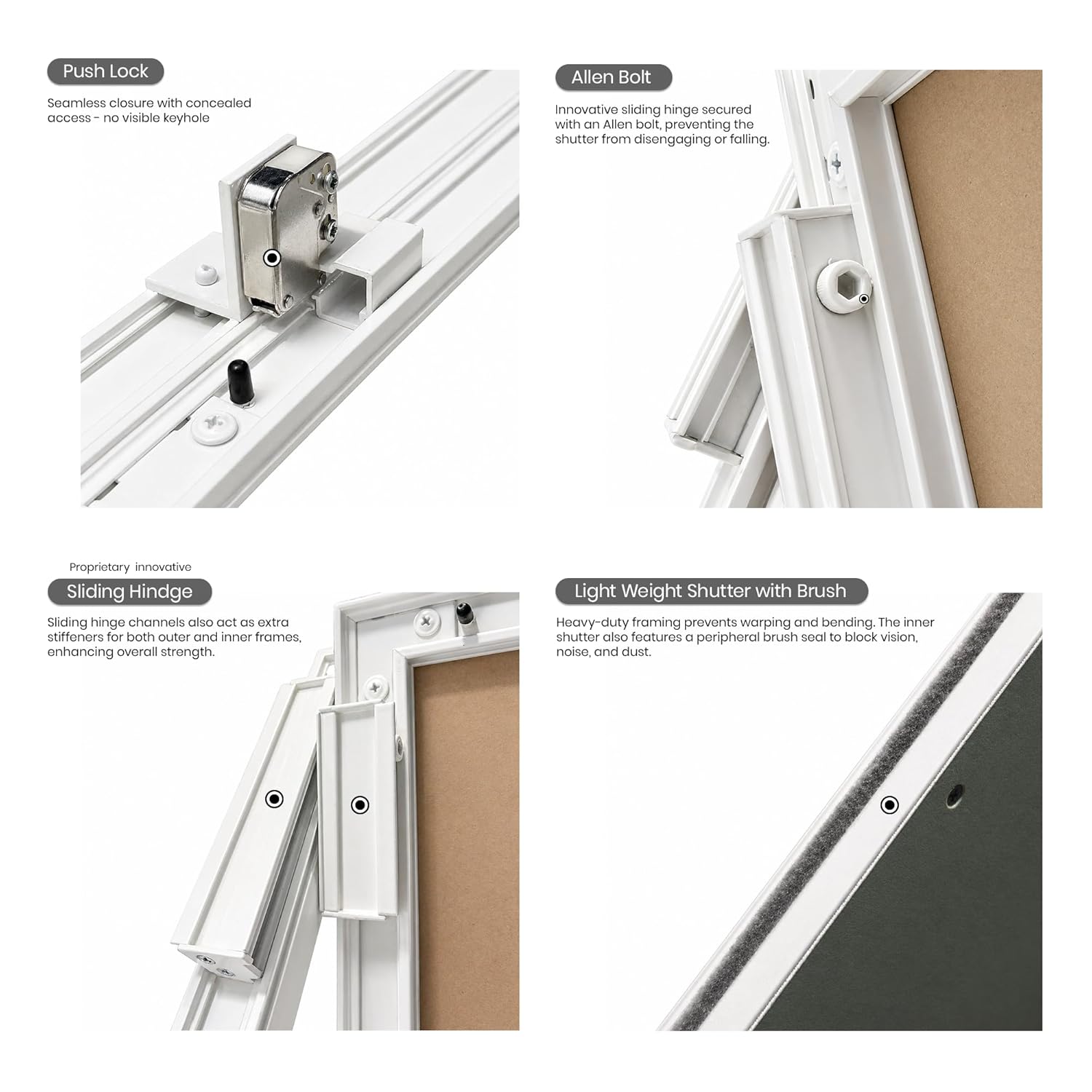 Ceiling Trap Door 300x300 mm | Aluminium Access Panel for False Ceiling | Skyhatch PLANEA CTD26 by Iqubx - Image 4